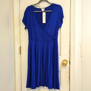 Yelete NWT Royal Blue Dress Large